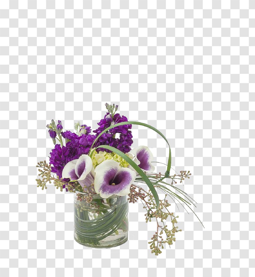 The Flower Bucket Floristry Delivery Floral Design - Cut Flowers - Purple Vase Ornaments Transparent PNG