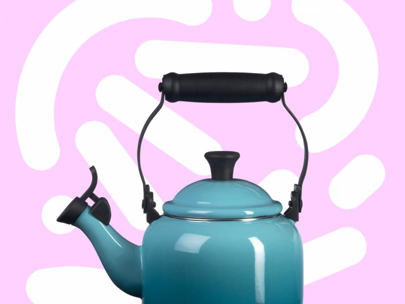 Kettle Le Creuset Vitreous Enamel Handle Teapot - Whistle Transparent PNG