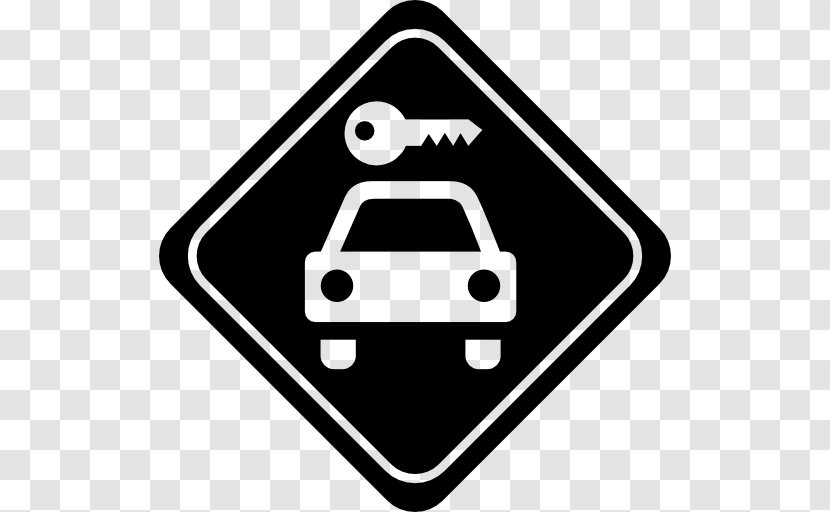 Car - Share Icon - Black And White Transparent PNG