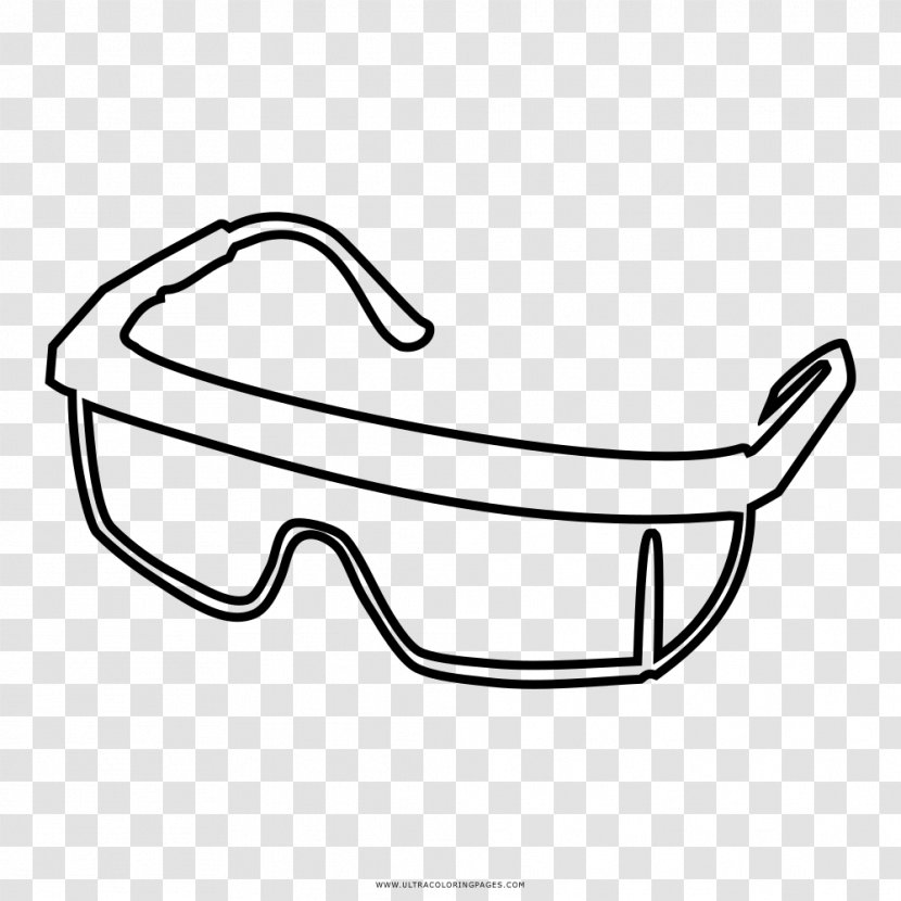 Goggles Glasses Drawing Coloring Book Contact Lenses - Freshlook Colorblends Transparent PNG