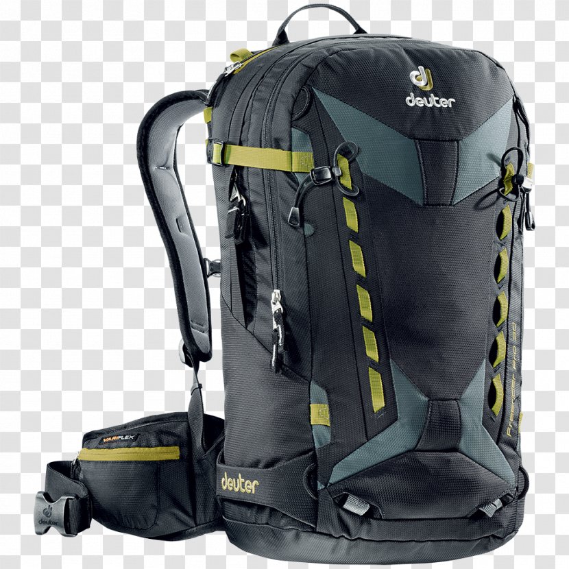 Deuter Sport Backpack Freeriding Backcountry Skiing - Bag Transparent PNG