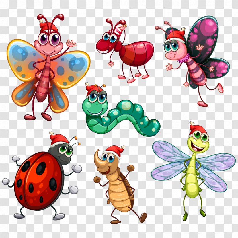 Royalty-free Clip Art - Pollinator - Playful Insect Vector Transparent PNG