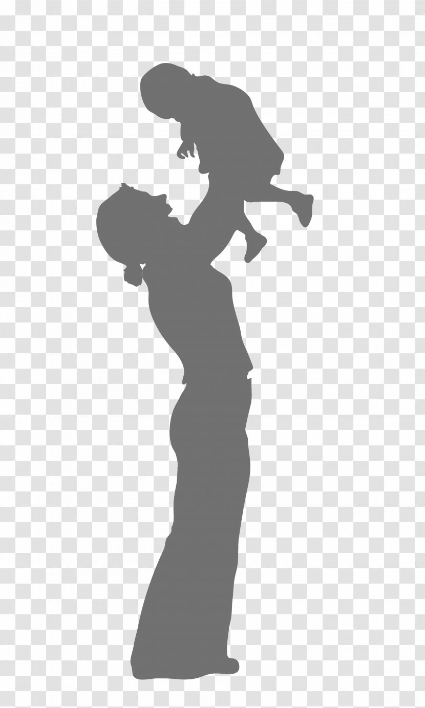 Vector Graphics Mother Father Silhouette Infant - Standing Transparent PNG