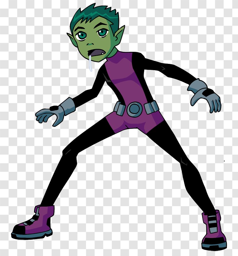 Beast Boy Starfire Raven Robin Nightwing - Fictional Character Transparent PNG