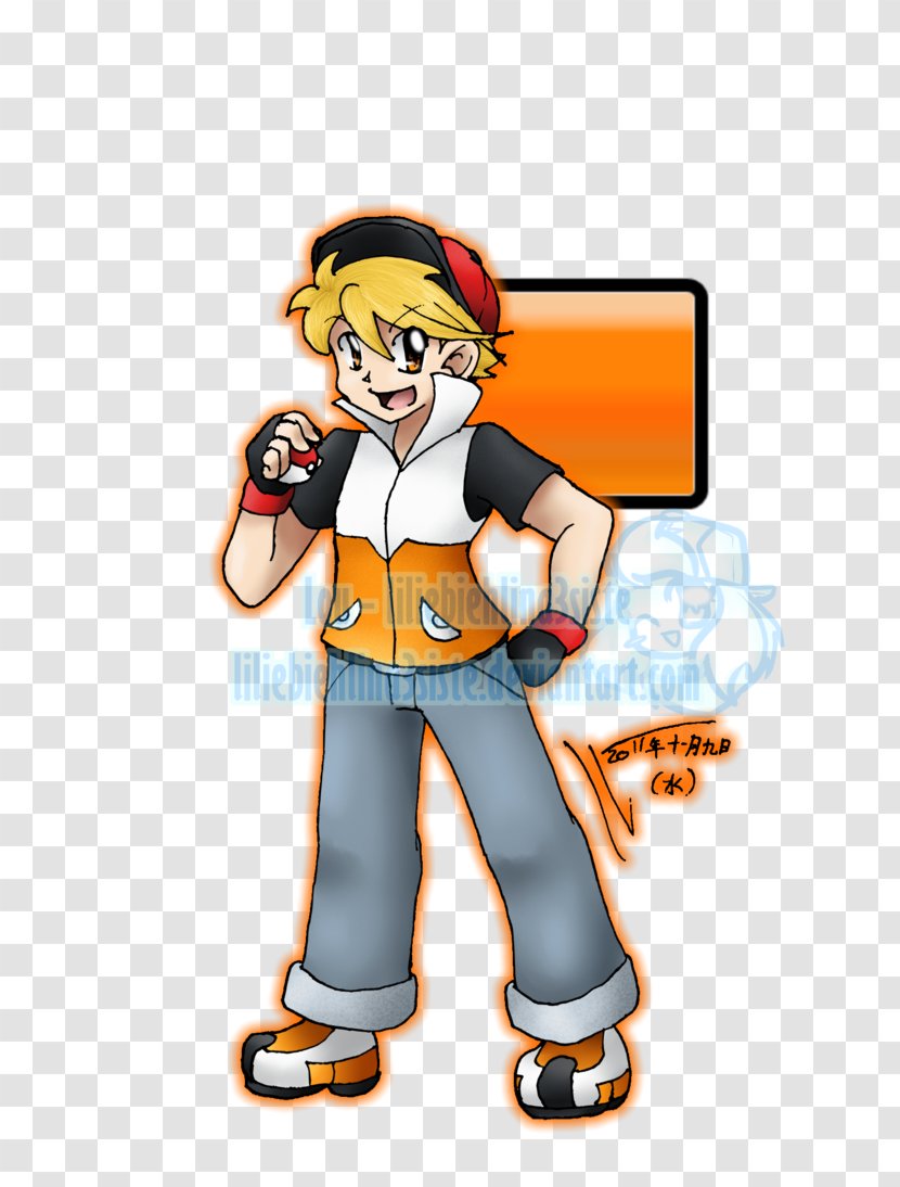 Pokémon Adventures X And Y Ash Ketchum Fan Art - Silhouette - Orange Pokemon Transparent PNG