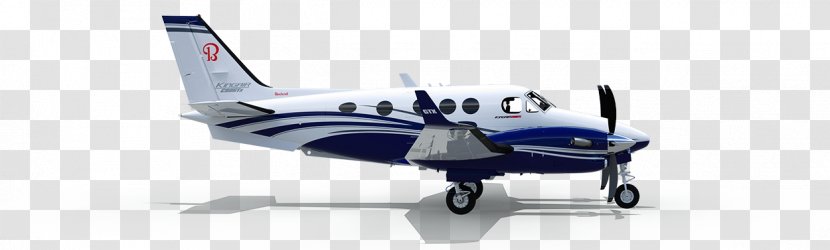 Beechcraft King Air Propeller Aircraft Airplane - Jet Transparent PNG