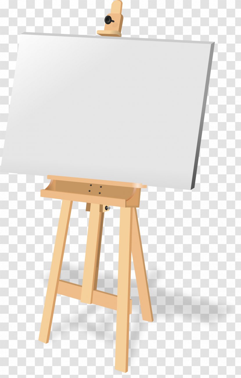 Easel Canvas Painting - Paint Transparent PNG