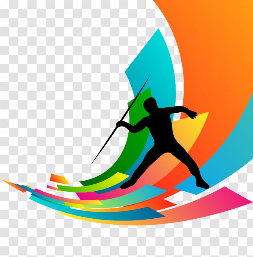 Javelin Throw Athletics Clip Art - Computer Transparent PNG
