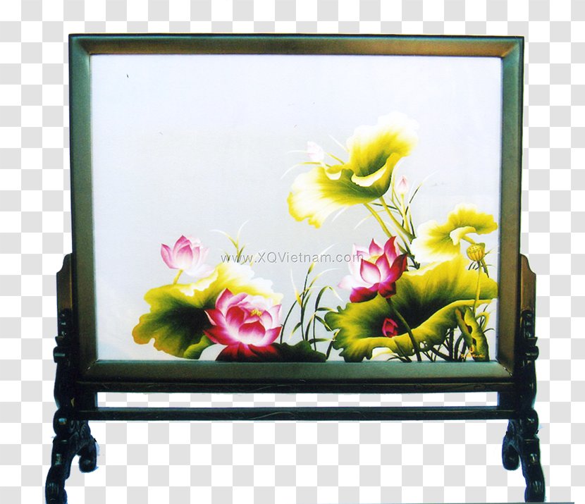 Floral Design Television Set Cut Flowers Picture Frames Transparent PNG