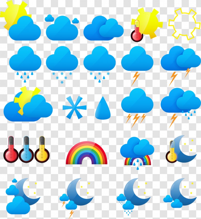 Rainbow Clip Art - Cartoon - Vector Weather Transparent PNG