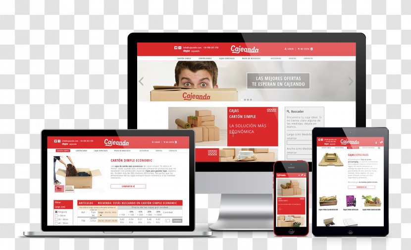 Web Page Display Advertising Brand - Media - Responsive Mockup Transparent PNG