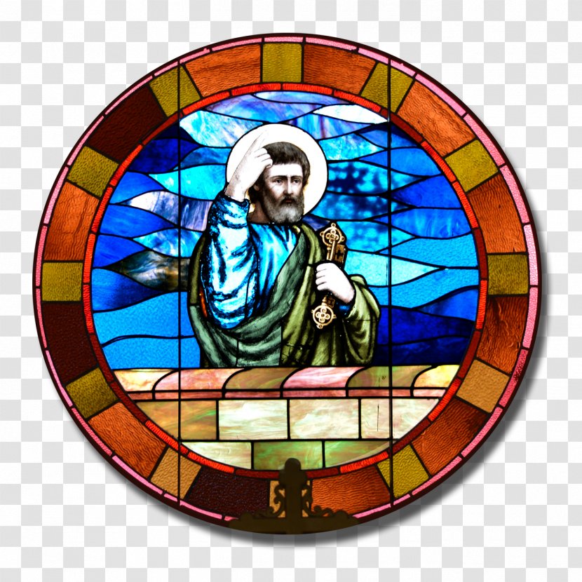 Our Lady Of The Woods Parish Stained Glass Catholic Church YouTube - Saint Peter Transparent PNG