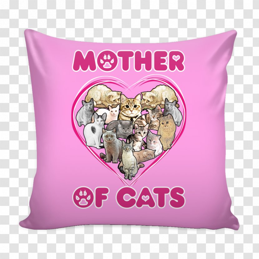 Throw Pillows Tote Bag Cat - Pillow - Cats And Mothers Transparent PNG