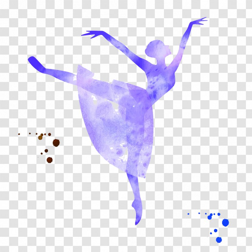 Ballet Dancer Watercolor Painting - Dance Transparent PNG