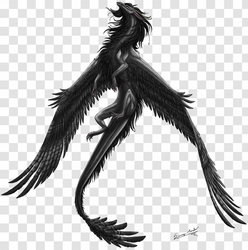 Dragon Feather Drawing Demon Transparent PNG