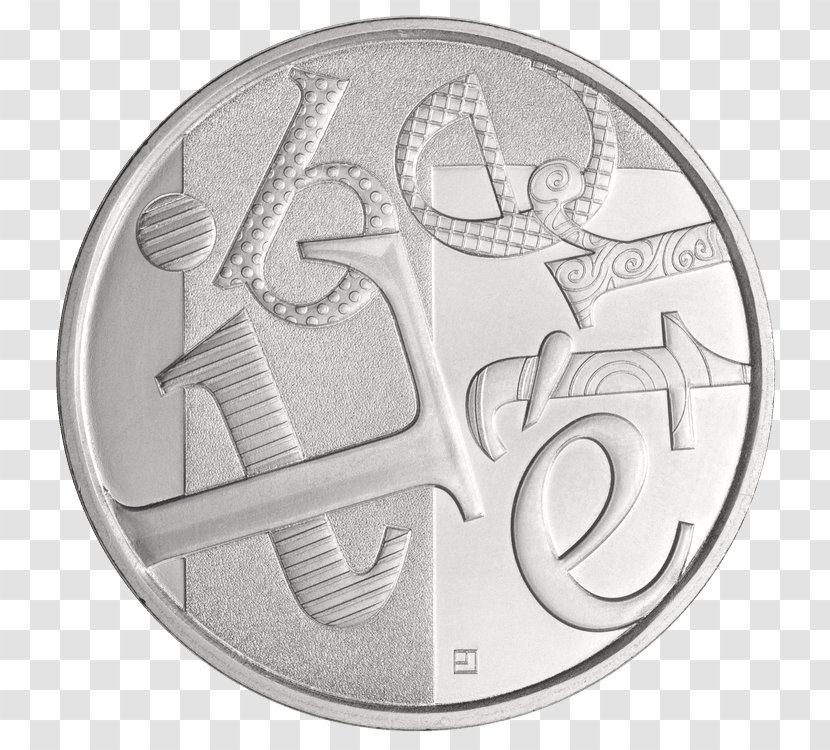 2 Euro Coin Silver Monnaie De Paris 5 Note - Banknotes Transparent PNG