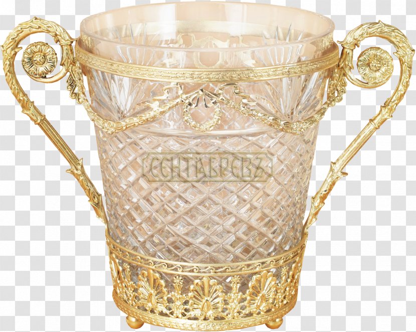 Glass Vase 01504 Tableware Metal - Tableglass - Bucket Transparent PNG