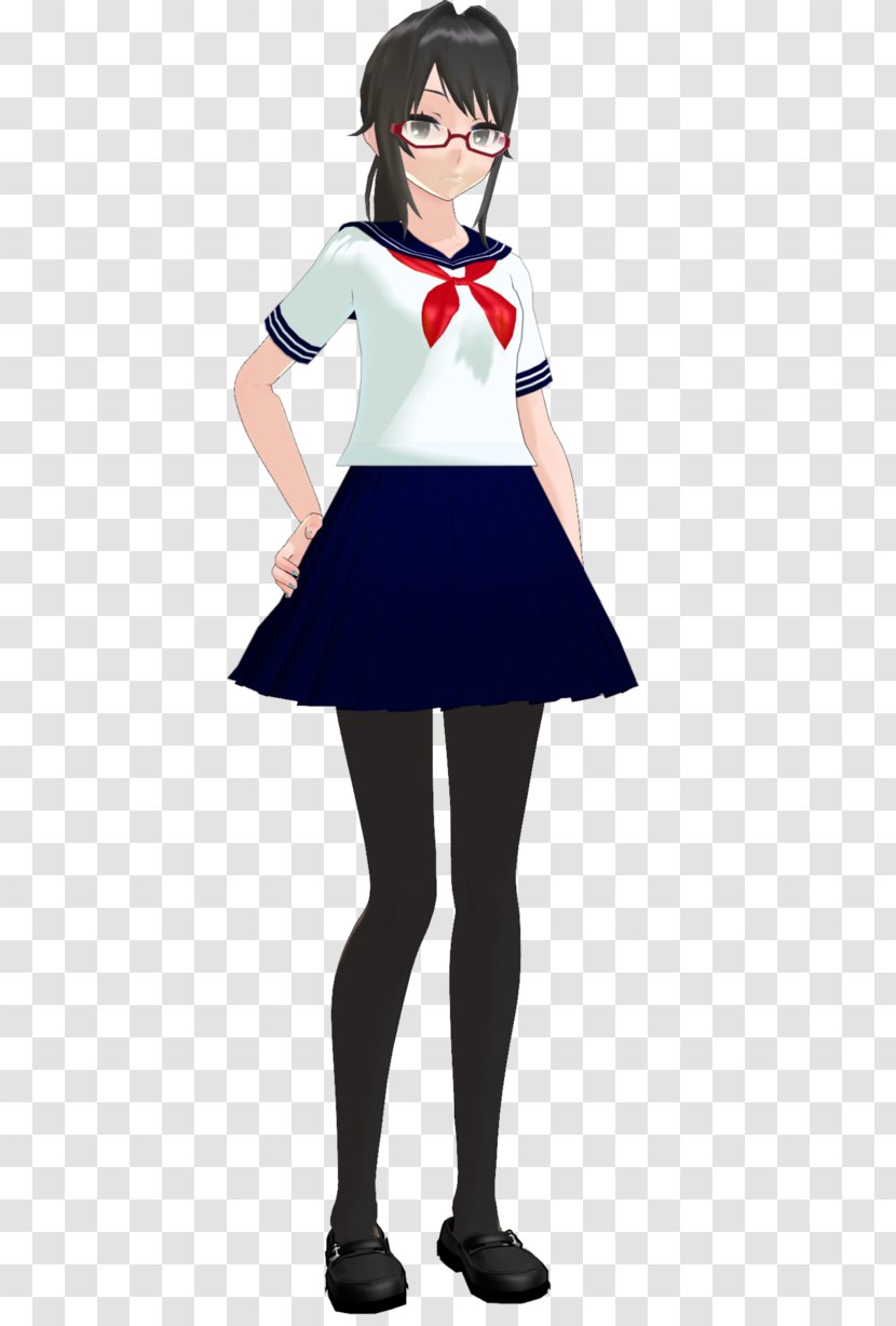 Yandere Simulator Sweater Clothing Hoodie Top - Flower - School Uniform Transparent PNG