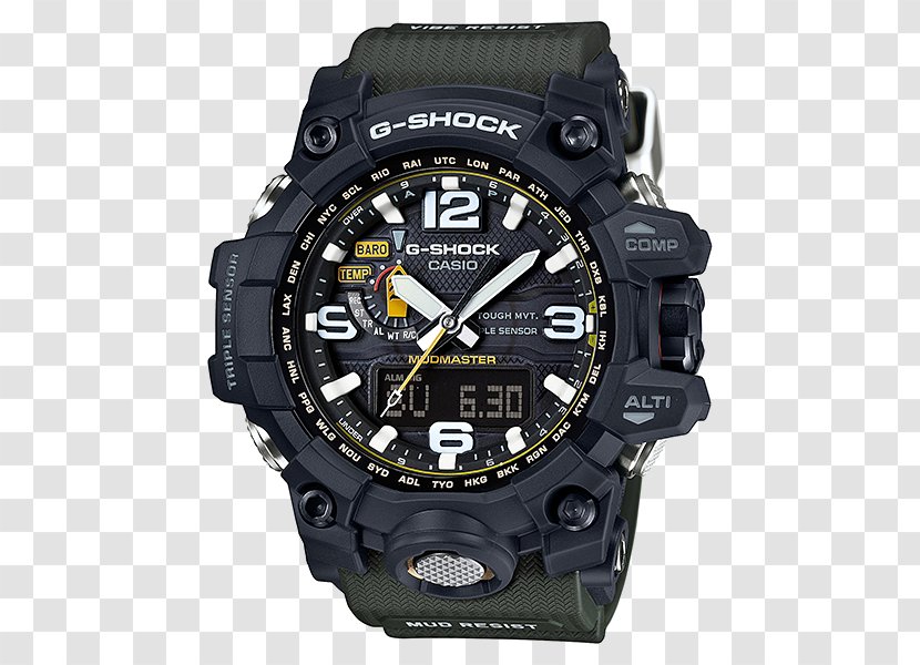 G-Shock Master Of G GWG1000 Watch Casio - Water Resistant Mark Transparent PNG