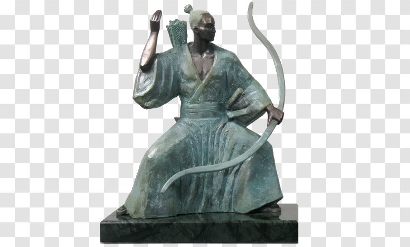 Bronze Sculpture Statue Classical - Classicism - Samurai X Transparent PNG