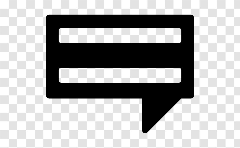 Speech Balloon Text Rectangle Transparent PNG