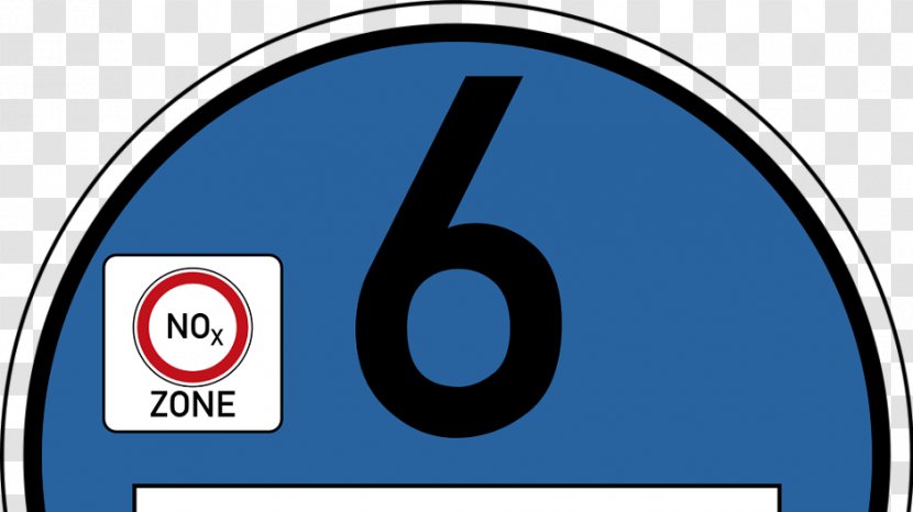 Ekologická Plaketa Kia Low-emission Zone Blue Plakette - Text Transparent PNG