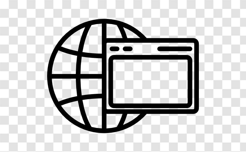 Globe World - Line Art Transparent PNG