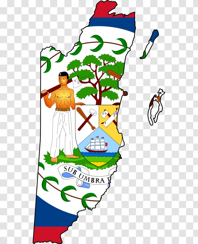 Flag Of Belize Map National British Honduras Transparent PNG