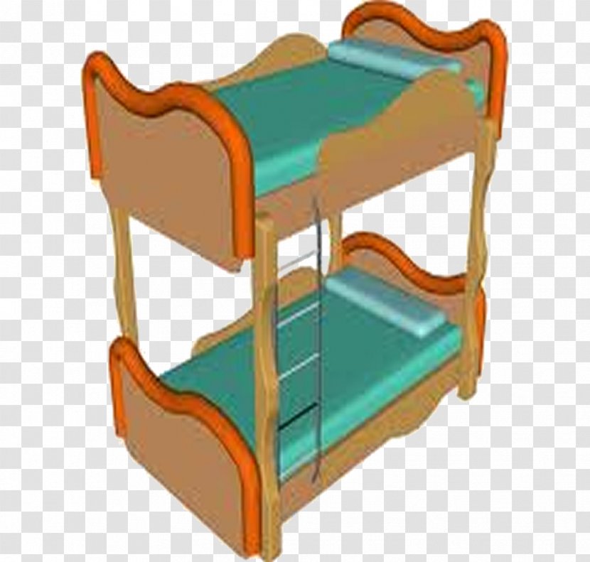 Bunk Bed Cartoon Bedroom Table Clip Art - Furniture - Raising Arizona Transparent PNG