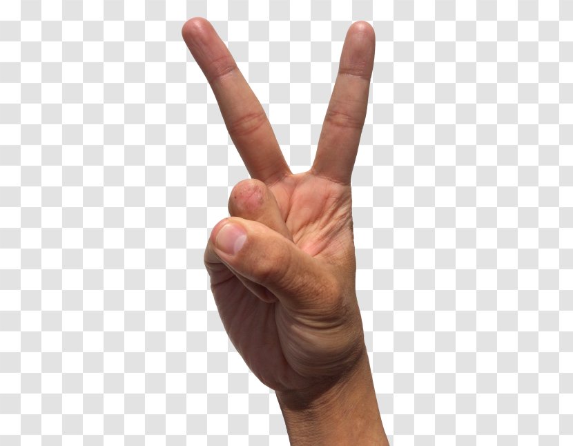 Thumb Finger V Sign Clip Art - Arm - Mobile Phones Transparent PNG