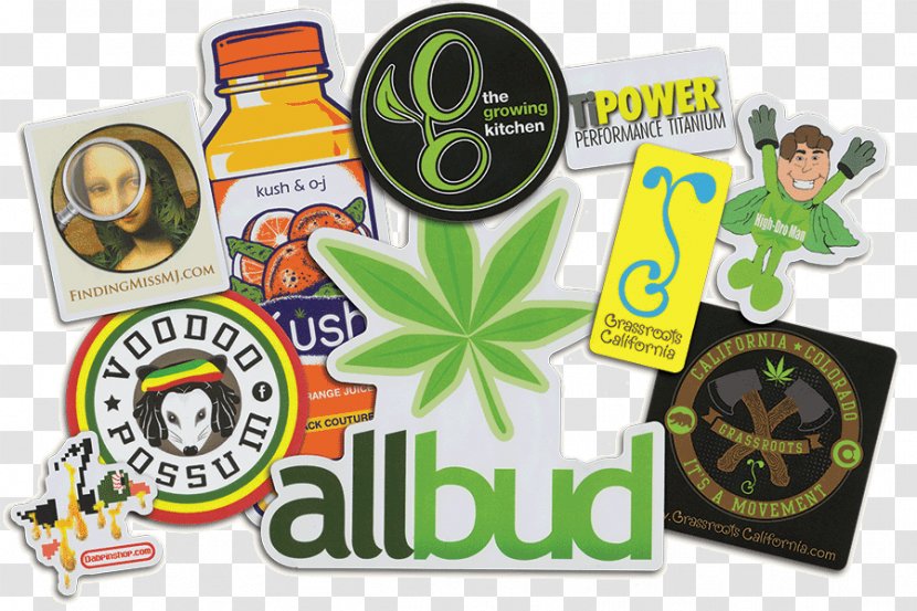 Sticker Medical Cannabis Label Decal - Wall Transparent PNG