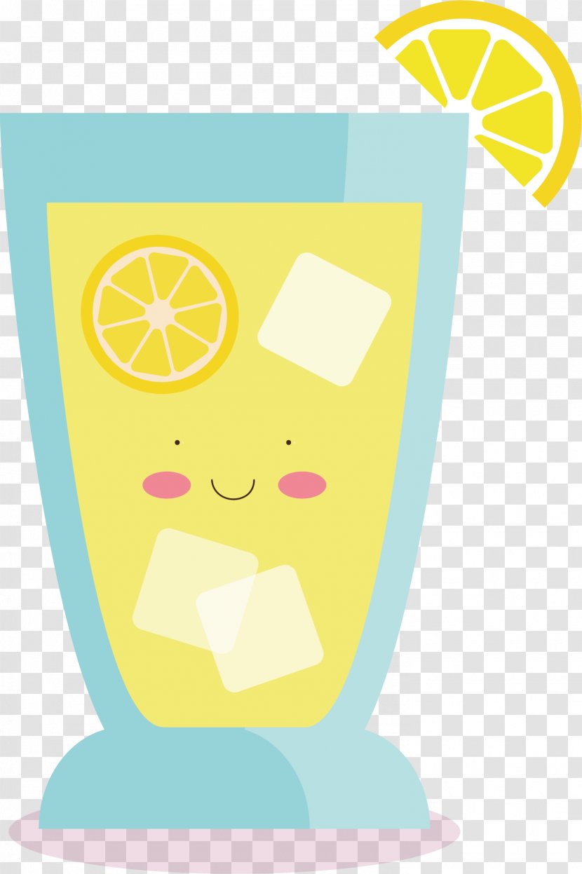 Juice Lemonade Drink Drawing - Fruit - Cartoon Lemon Vector Transparent PNG