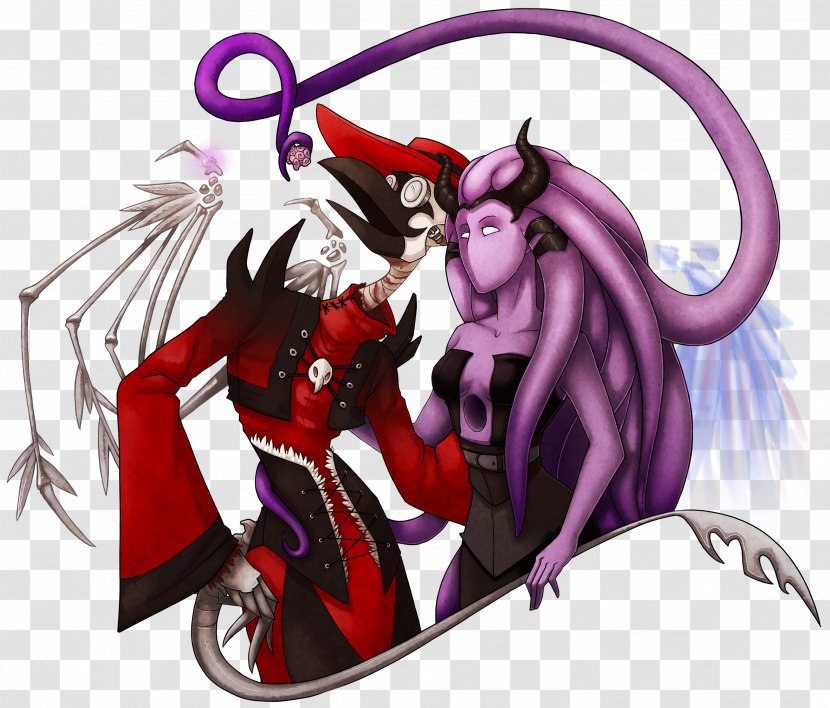 Legendary Creature Dragon Purple Demon - Watercolor - Afternoon Transparent PNG