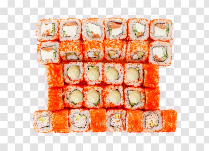Makizushi California Roll Sushi Tempura Japanese Cuisine - Batter Transparent PNG
