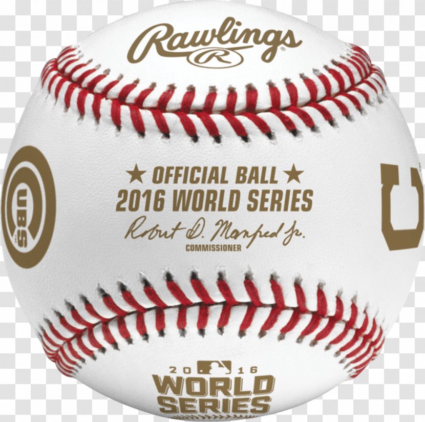 2016 World Series 2017 Chicago Cubs MLB Los Angeles Angels - Rawlings - Baseball Transparent PNG