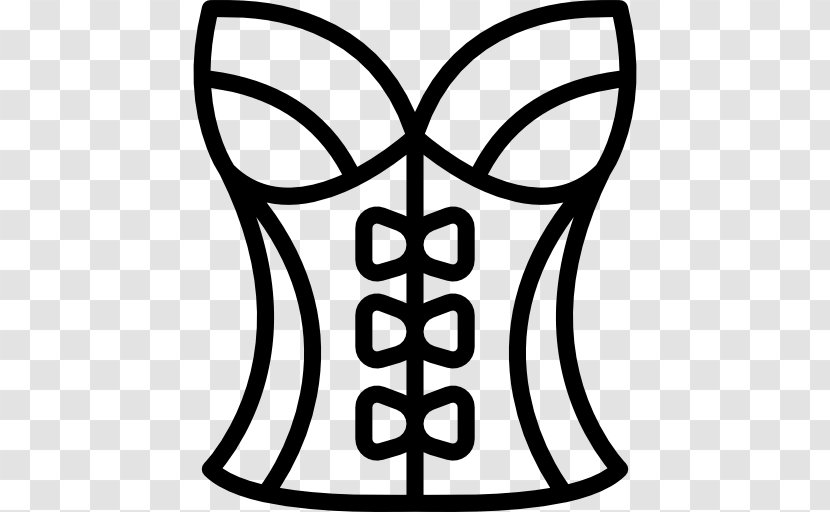 Flat Design Clip Art - Line - Corset Transparent PNG