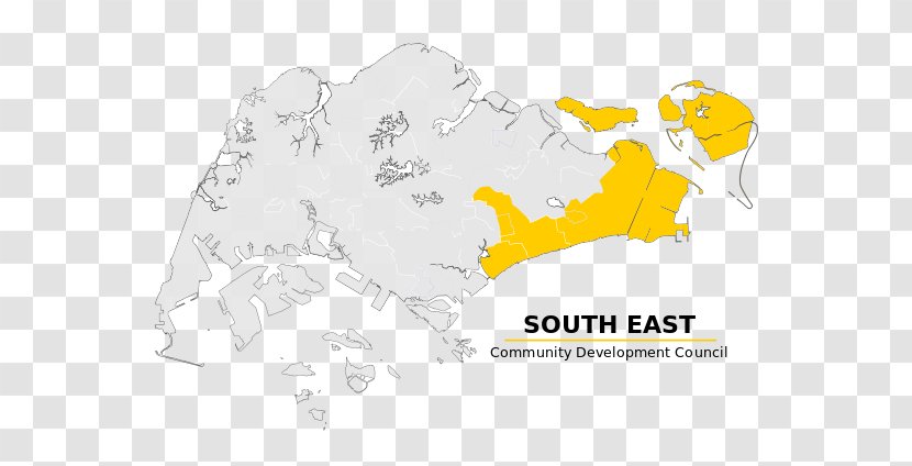 South East Community Development Council North-East Region, Singapore Map - Flag Transparent PNG