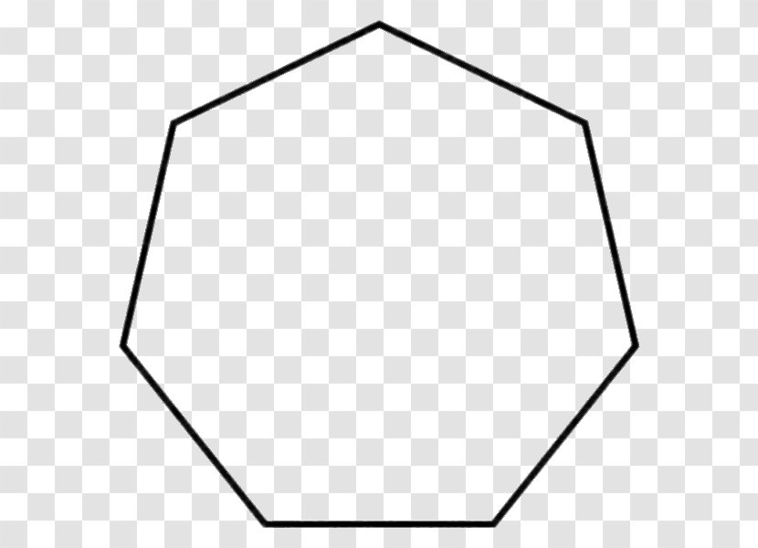 Heptagon Regular Polygon Shape Two-dimensional Space Transparent PNG