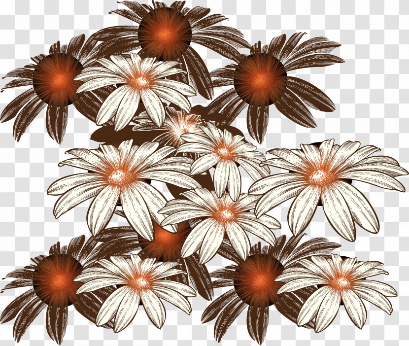 Photography Wallpaper - Floating Small Chrysanthemum Transparent PNG