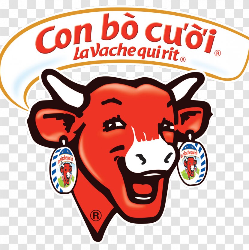 Cattle Cream The Laughing Cow Cheese Spread - Text Transparent PNG