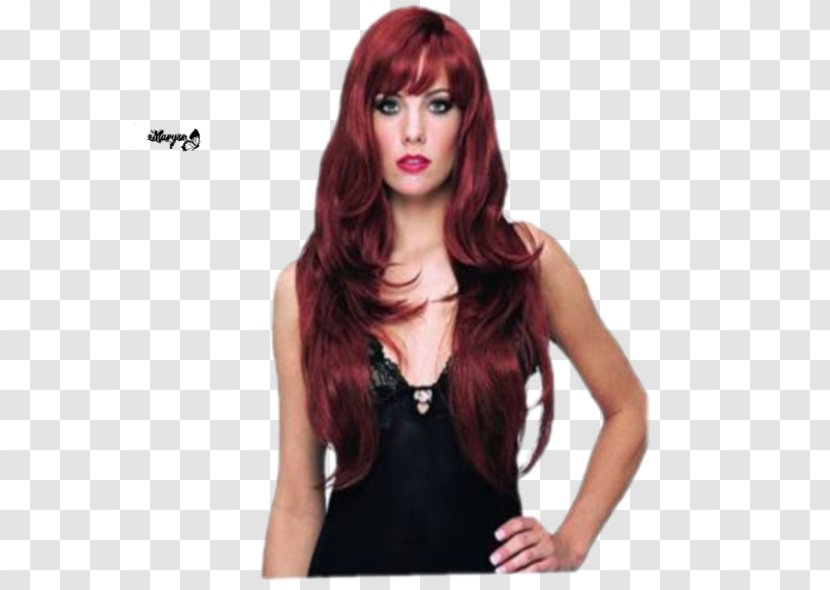 Wig Red Hair Coloring - Color Transparent PNG