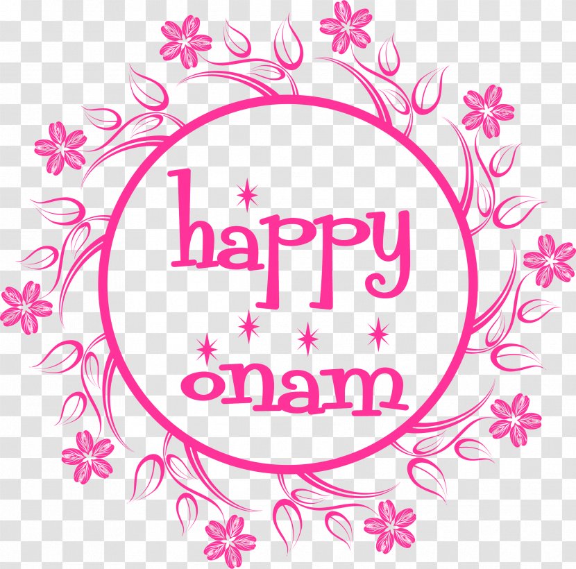 Happy Onam Festival . - Heart - Love Transparent PNG