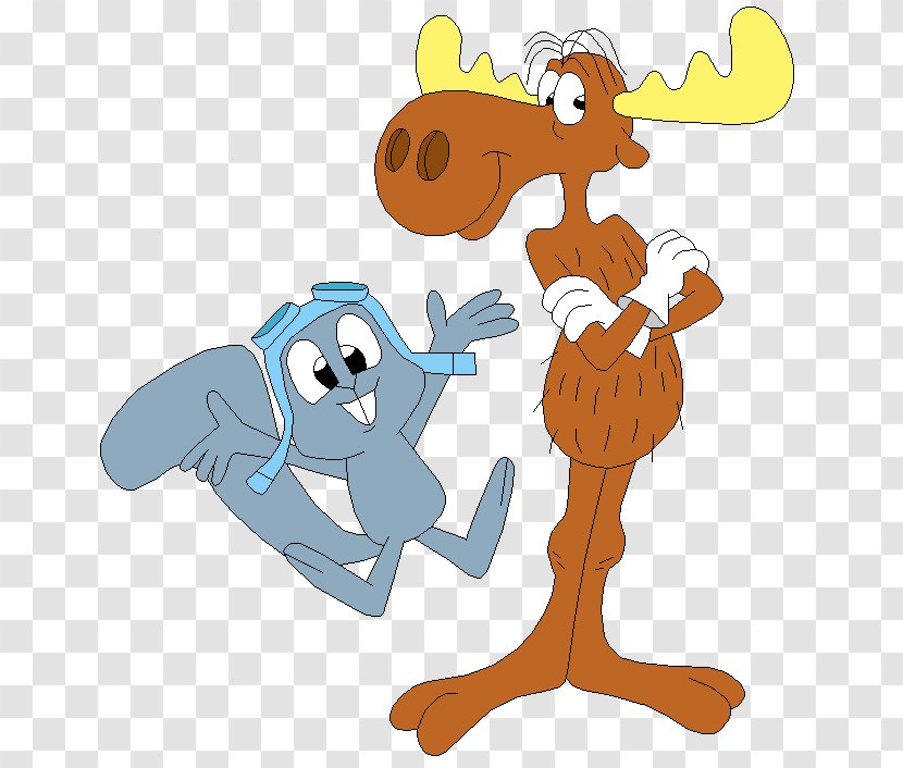 Rocky The Flying Squirrel Bullwinkle J. Moose Boris Badenov Natasha Fatale Mister Peabody - Finger - Animation Transparent PNG