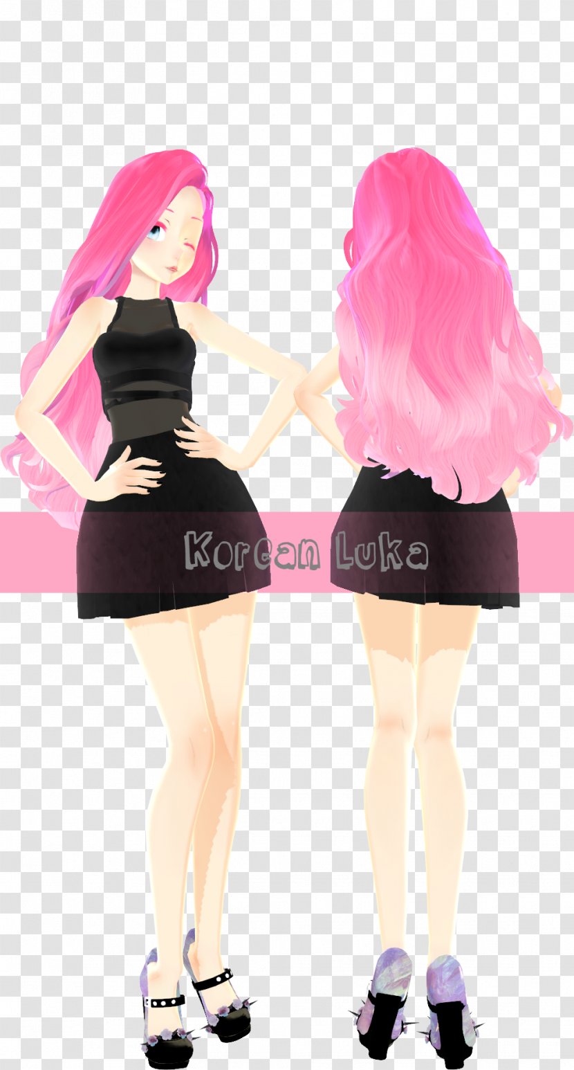 MikuMikuDance Megurine Luka Model Fashion Mystic Messenger - Cartoon - Korean Painting Transparent PNG