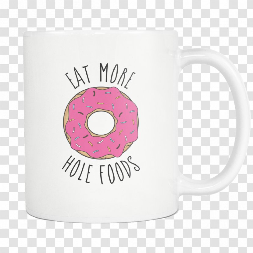Coffee Cup Mug Brand Pink M Font - Eat Right Transparent PNG