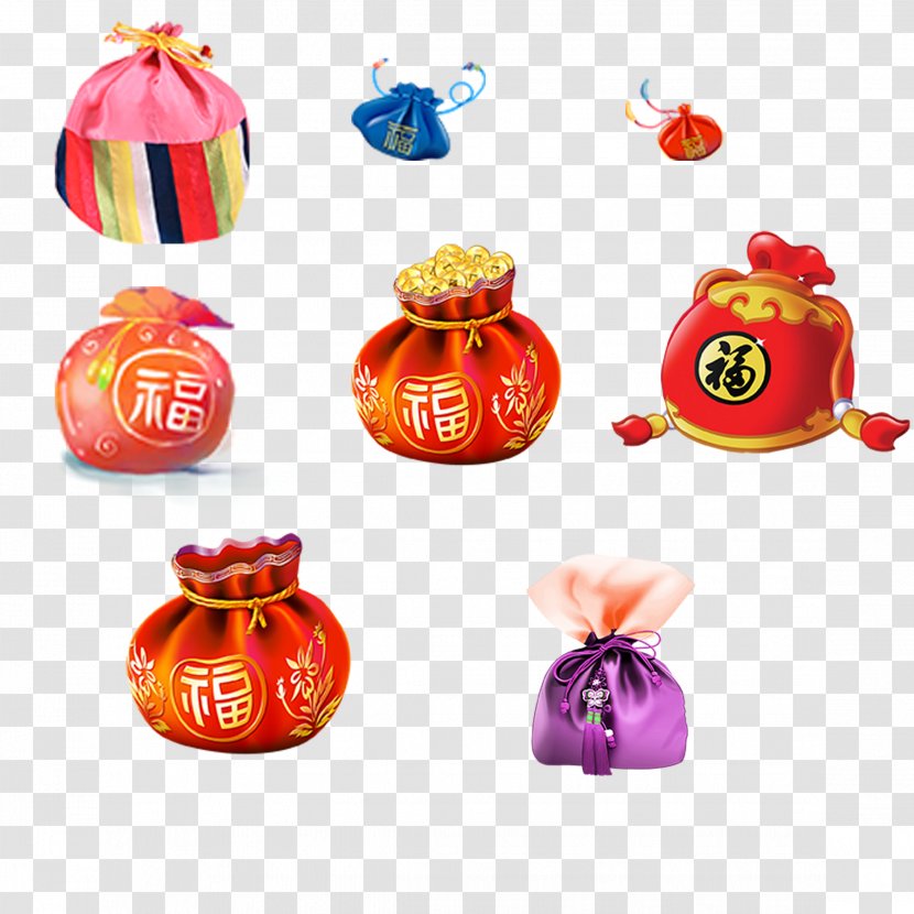 Fukubukuro Handbag Chinese New Year - Coupon - Bag Purse Transparent PNG