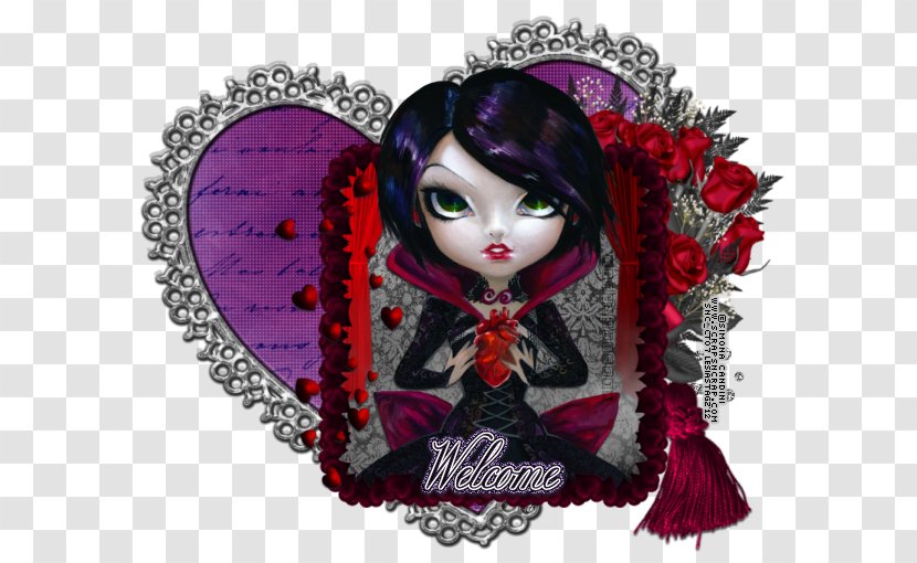 Doll Magenta - Goth Transparent PNG