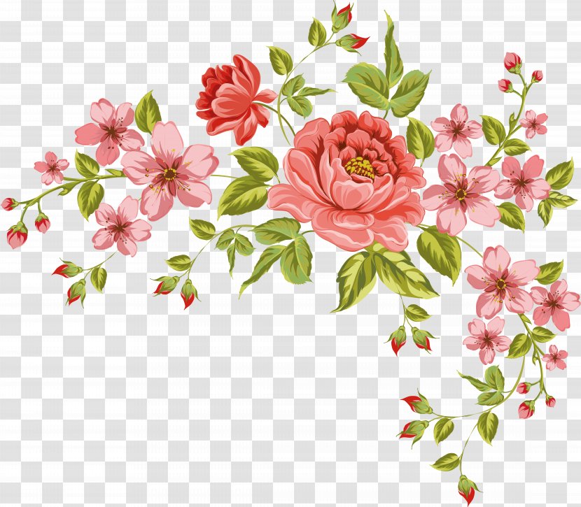 Flower Picture Frames Clip Art - Blossom - Peonies Transparent PNG