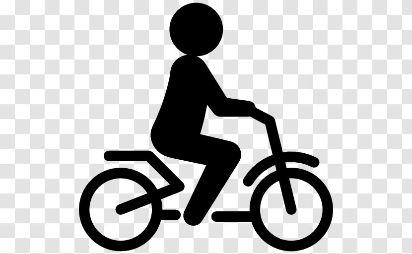Bicycle Cycling Motorcycle Silhouette - Cane For Old People Transparent PNG