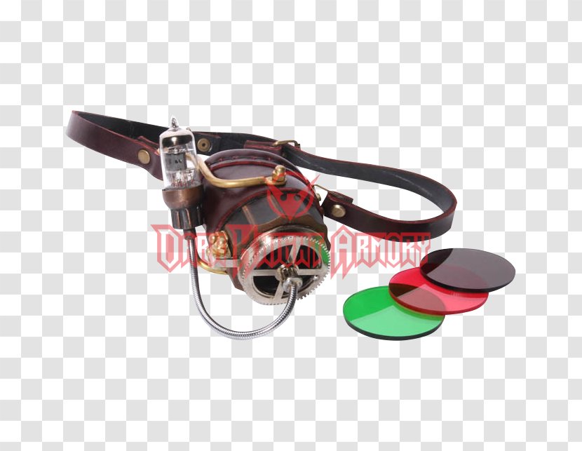 Goggles Light LED Lamp Steampunk Transparent PNG